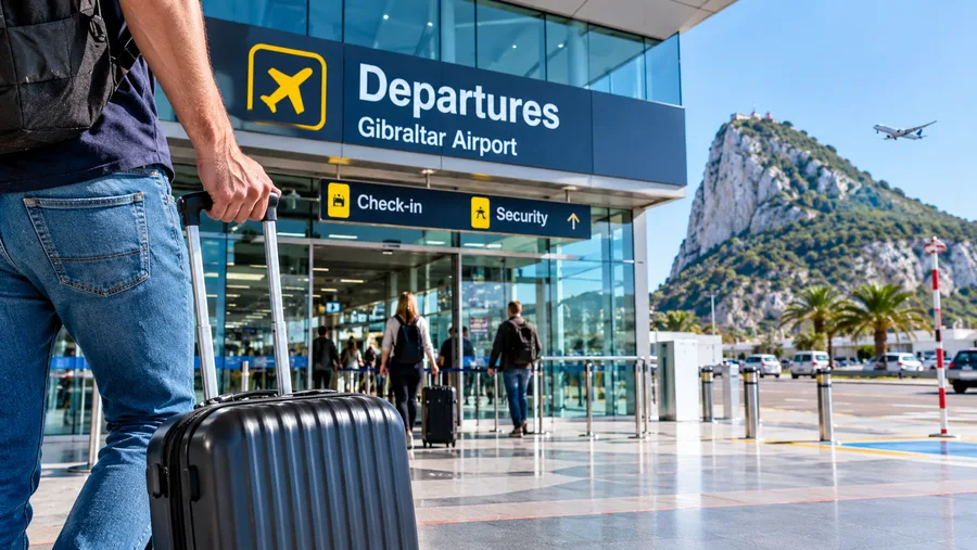 Gibraltar Airport Departures: Drop-Off, Check-In and Security